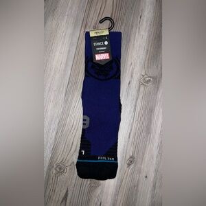 Stance Marvel Black Panther The King FEEL360 Crew Socks Mens Large 9-13 Infiknit